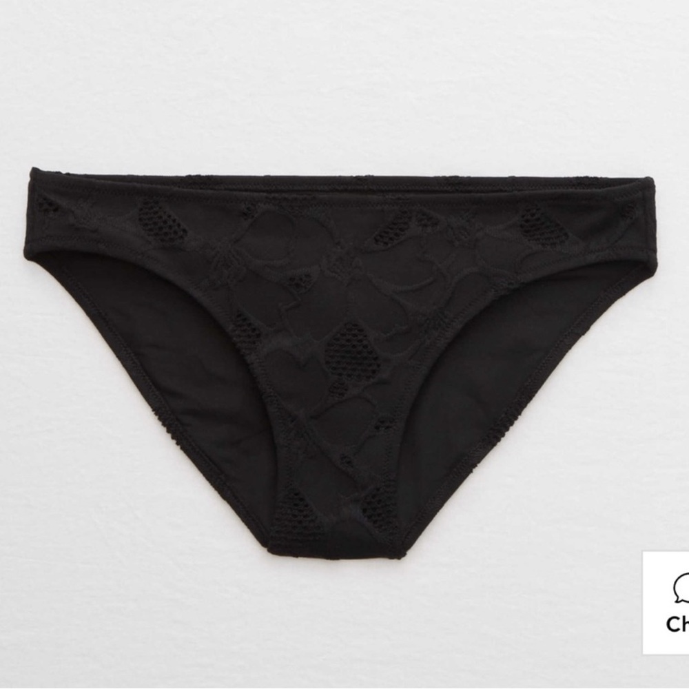 Aerie Charcoal Bikini Bottoms